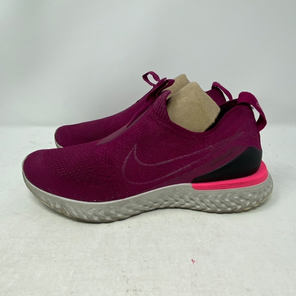 Nike Epic Phantom React Flyknit Womens 8.5 Pink Running Shoes BV0415-600